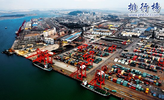 世界上最繁忙的十个港口：中国占7席 上海世界第一（世界第七大港口）