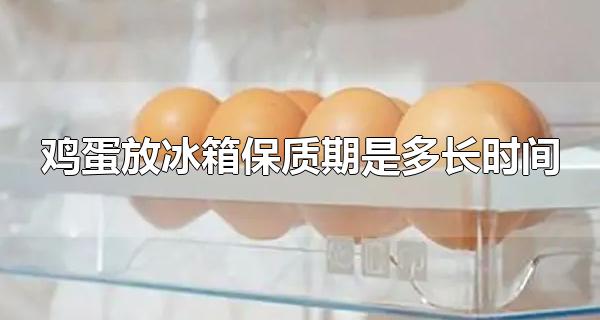 鸡蛋放冰箱保质期是多长时间 鸡蛋可以做成什么食物（鸡蛋放冰箱里保质期多久）