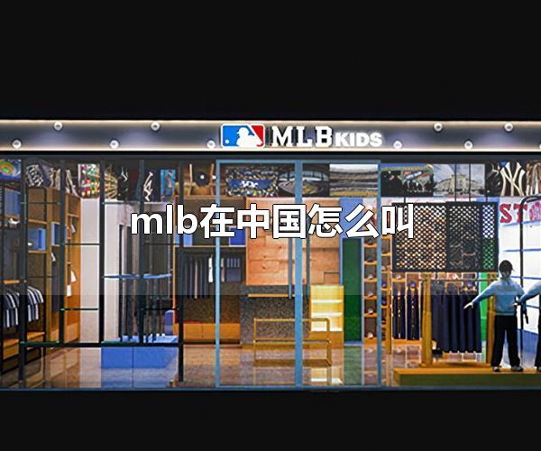 mlb在中国怎么叫 mlb在中国也称为mib（LA在中国怎么叫）