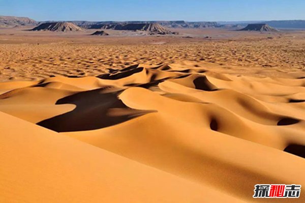 世界上最热的沙漠：撒哈拉沙漠（几年不下雨最高57.7℃）（全球最热的撒哈拉沙漠被大雪覆盖）