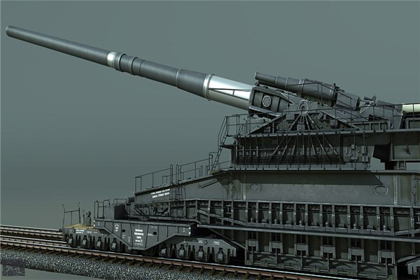 世界上最强大的火炮 古斯塔夫大炮（应用相当广泛）（世界上最轻的火炮）